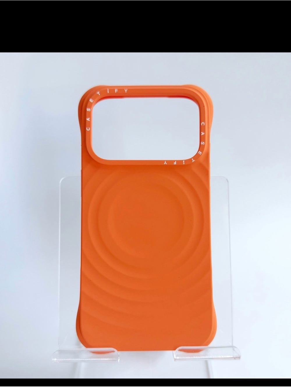 Casetify Orange Silicone Case iPhone 17 pro max